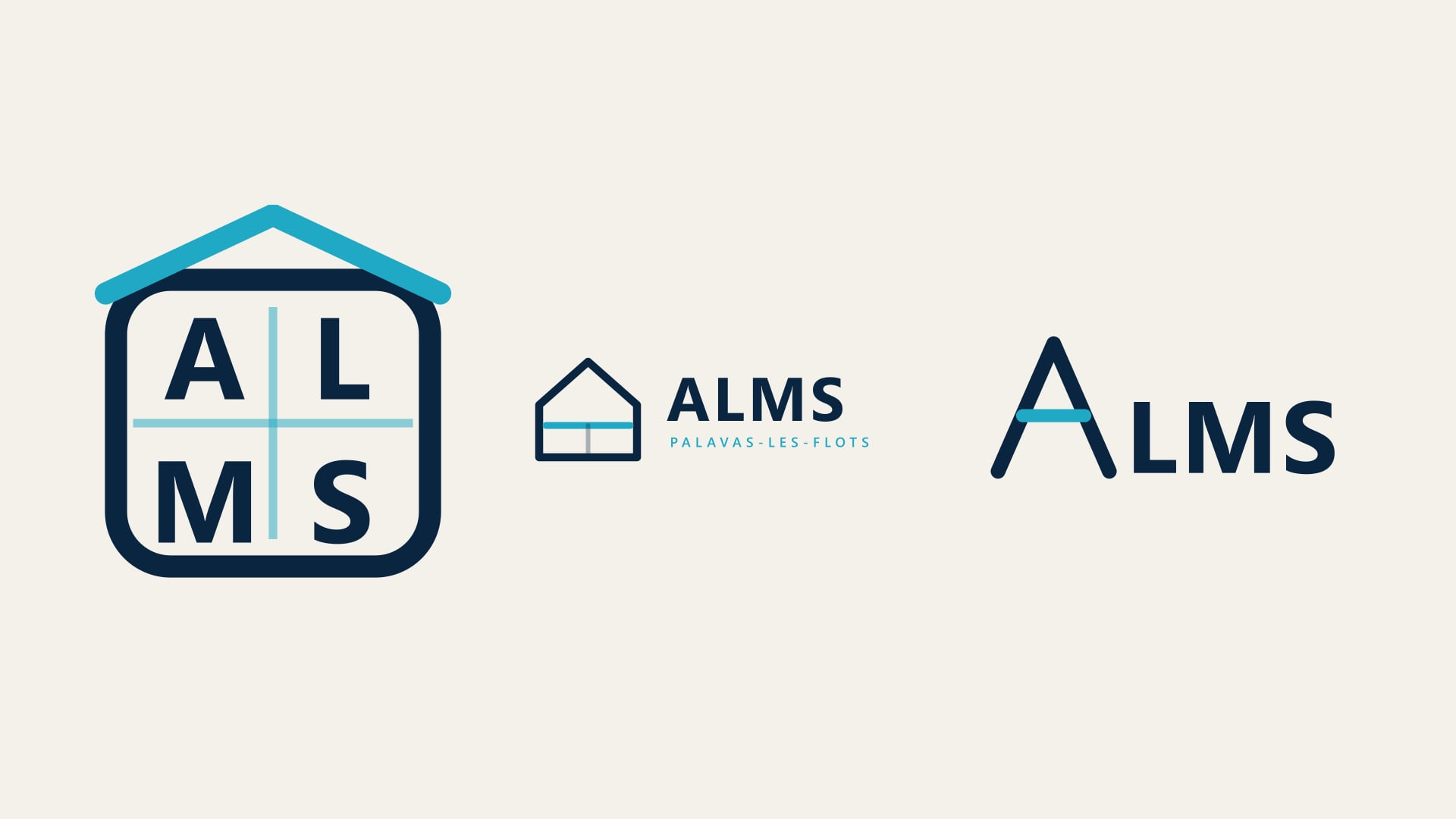 Trois pistes de logo ALMS