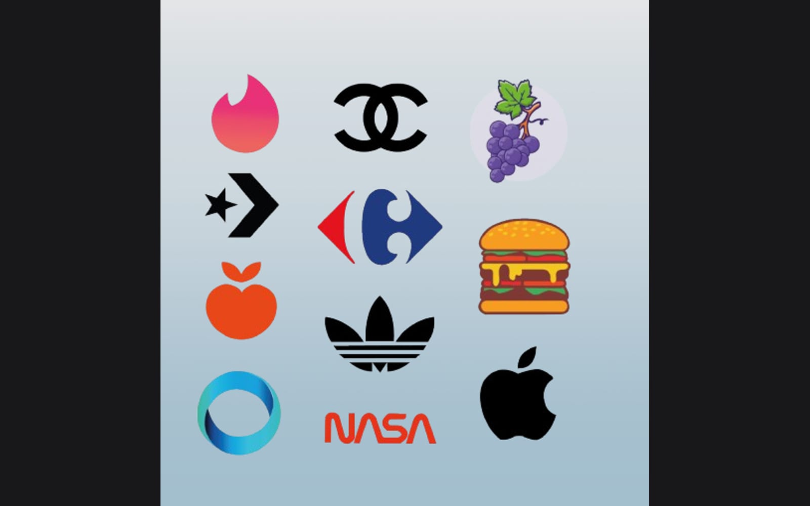 Planche de logos redessinés
