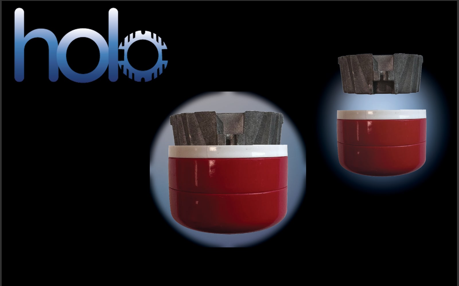 Logo Holo et packshots du produit