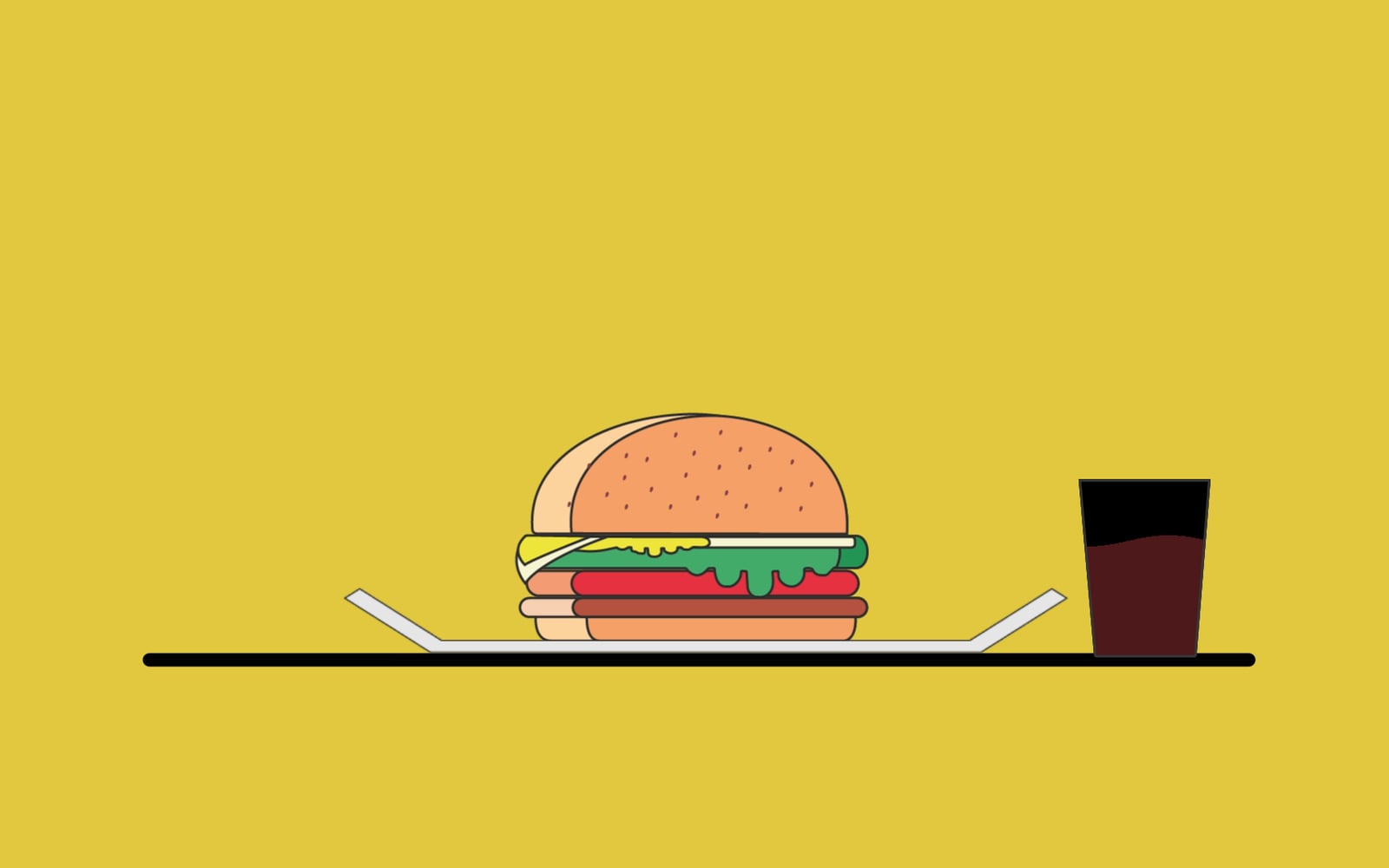 Animation du burger